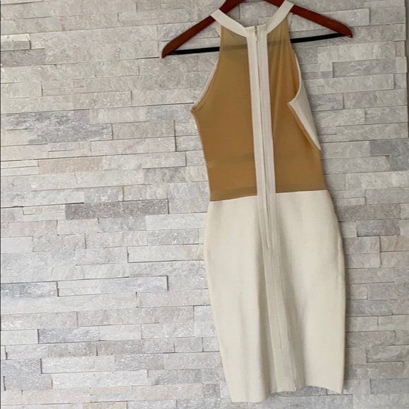 White bandage bodycon dress - Picture 6 of 7